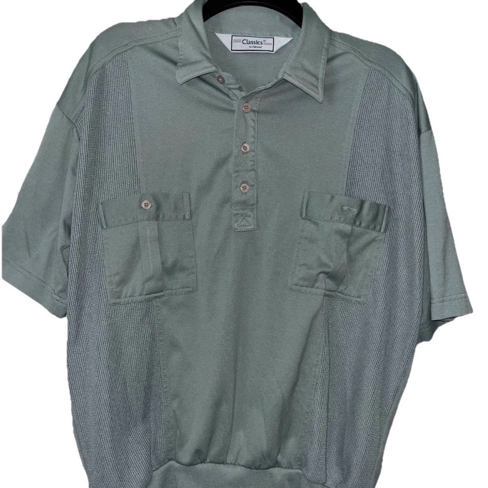 Vintage Classics By Palmland Men’s Short Sleeve Polo Shirt Size Large